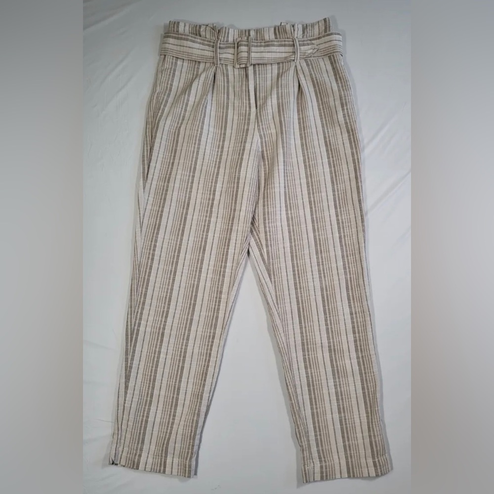 NWT Blu Pepper All Business Babe Pants: Ivory/Taupe
